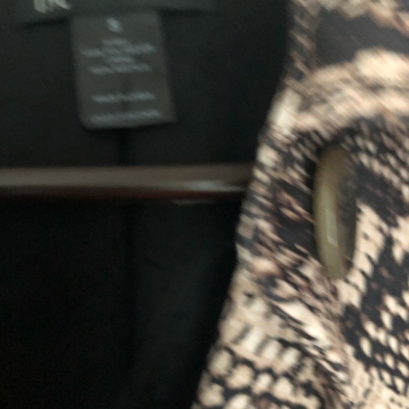 Inc raincoat.  Mint condition python print - Picture 3 of 6